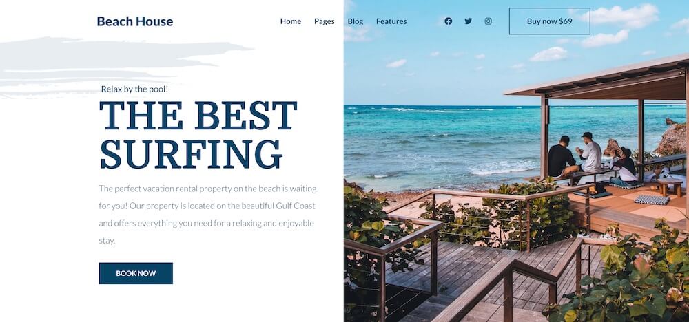Classement des meilleurs thèmes WordPress pour les hôtels, 3, Bellevue