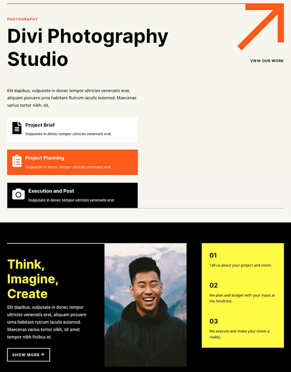 Classement des meilleurs thèmes WordPress pour les photographes, 1, Divi